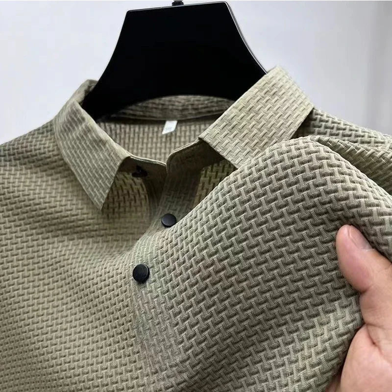 Polo Uomo Estiva a Maniche Corte con Stampa Floreale