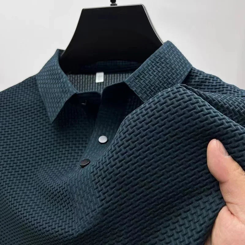 Polo Uomo Estiva a Maniche Corte con Stampa Floreale