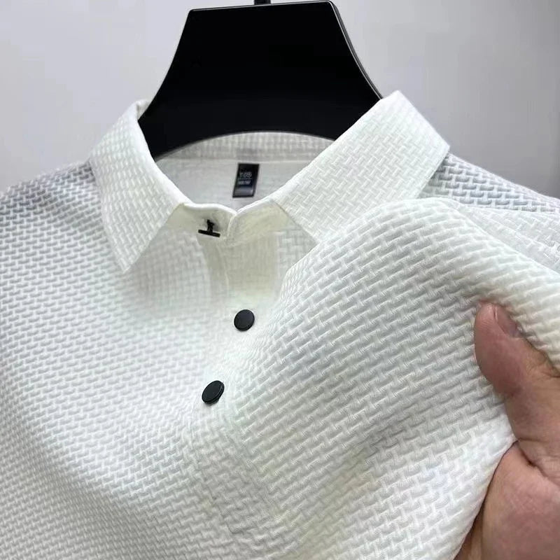 Polo Uomo Estiva a Maniche Corte con Stampa Floreale
